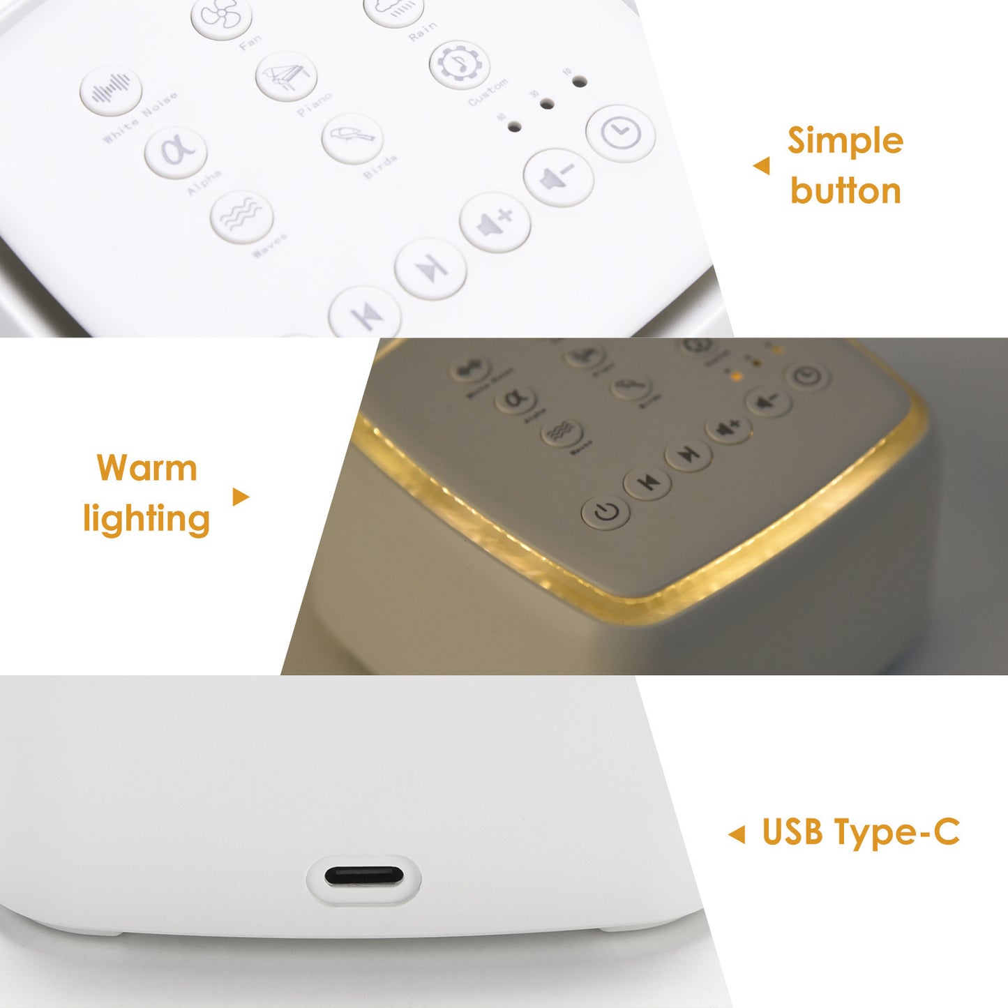 White Sound Machine Plus- USB Type C