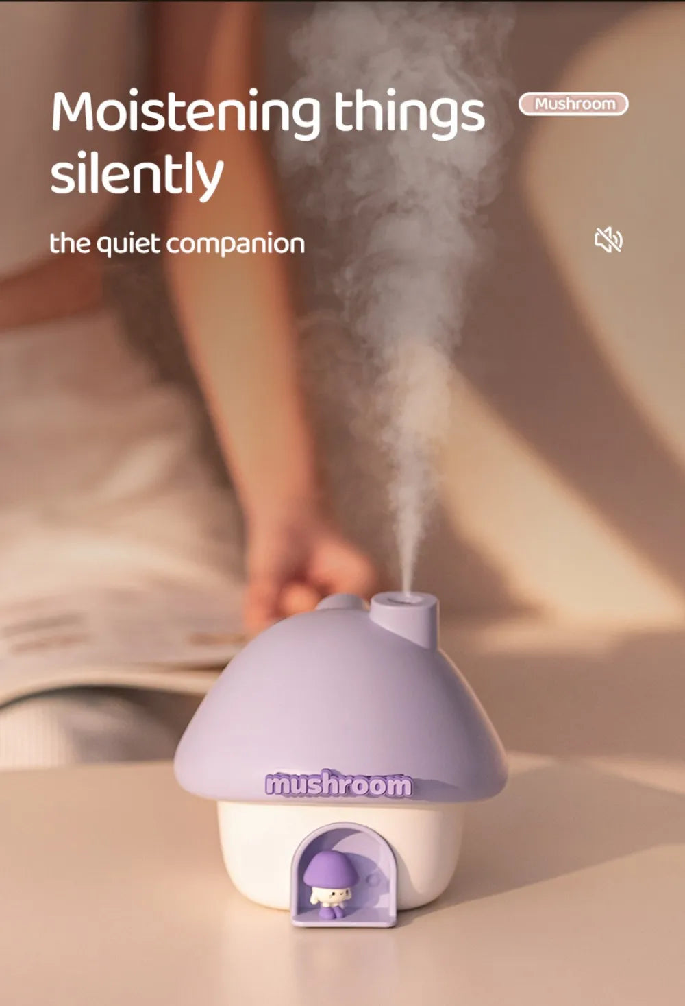 Mushroom Cute House Air Humidifier