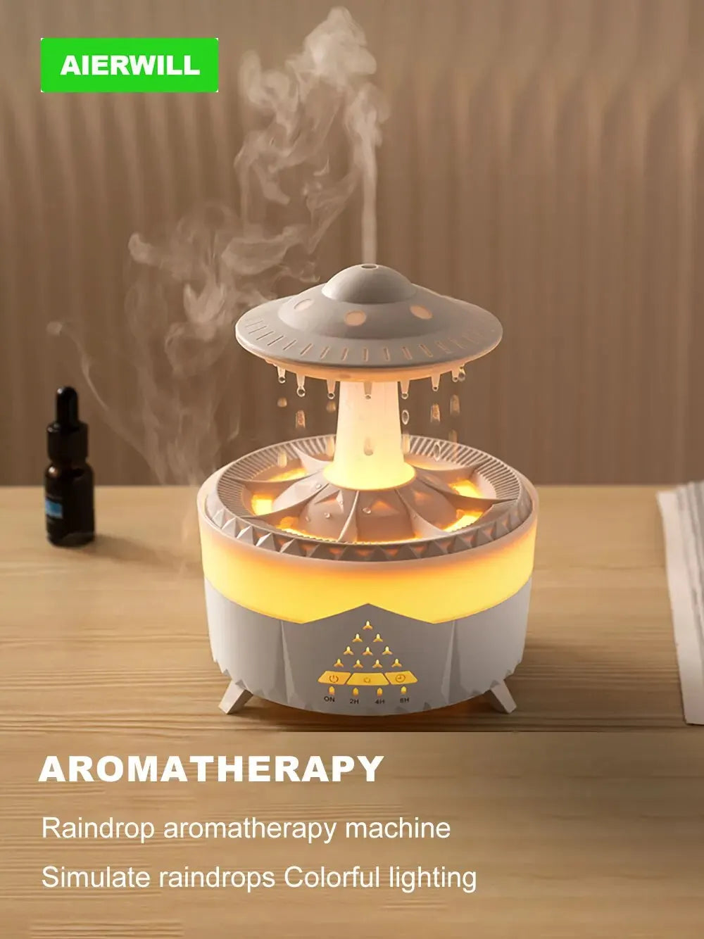 UFO Humidifier Aromatherapy Diffuser Lamp