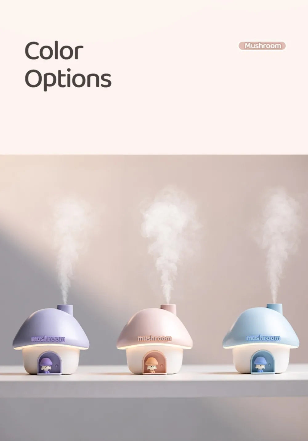 Mushroom Cute House Air Humidifier