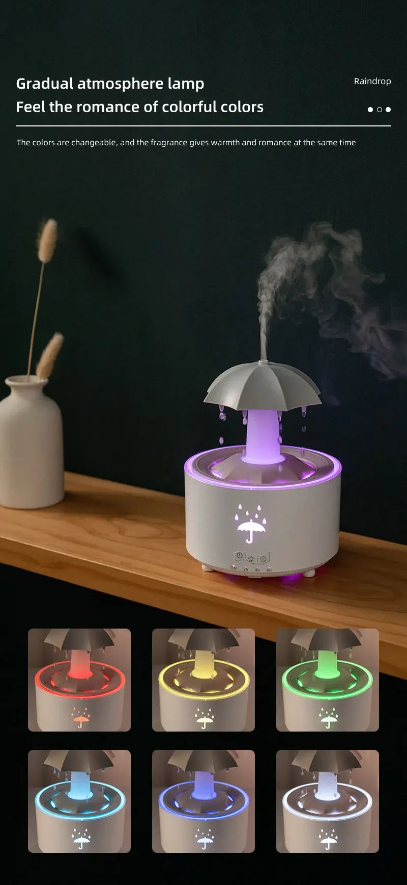 Umbrella Water Drop Air Humidifier