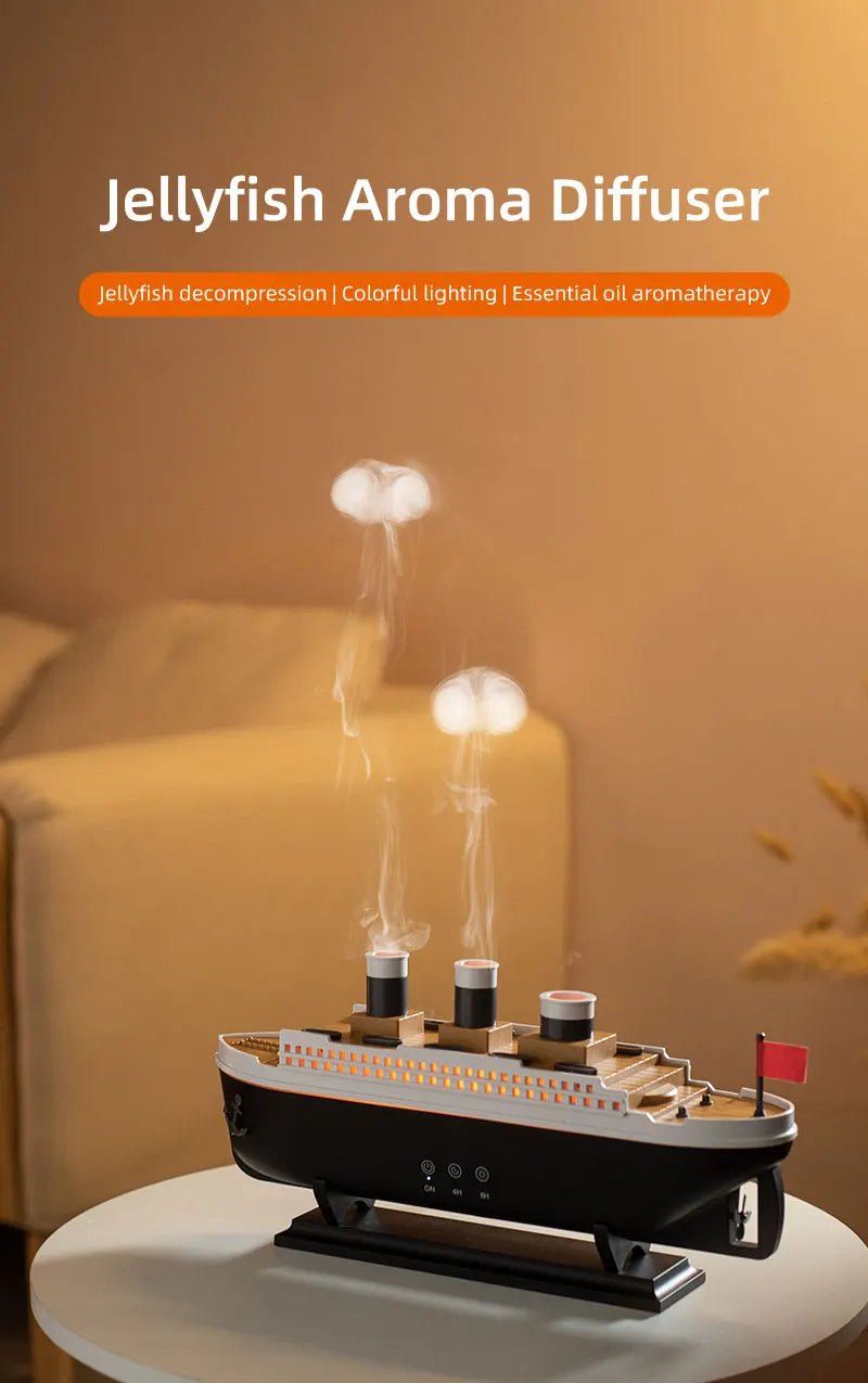 Titanic Ultrasonic Humidifier & Aroma Diffuser