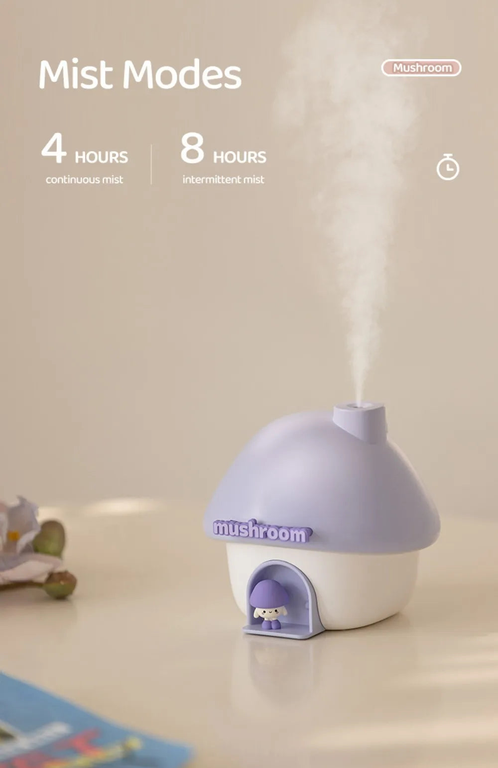 Mushroom Cute House Air Humidifier