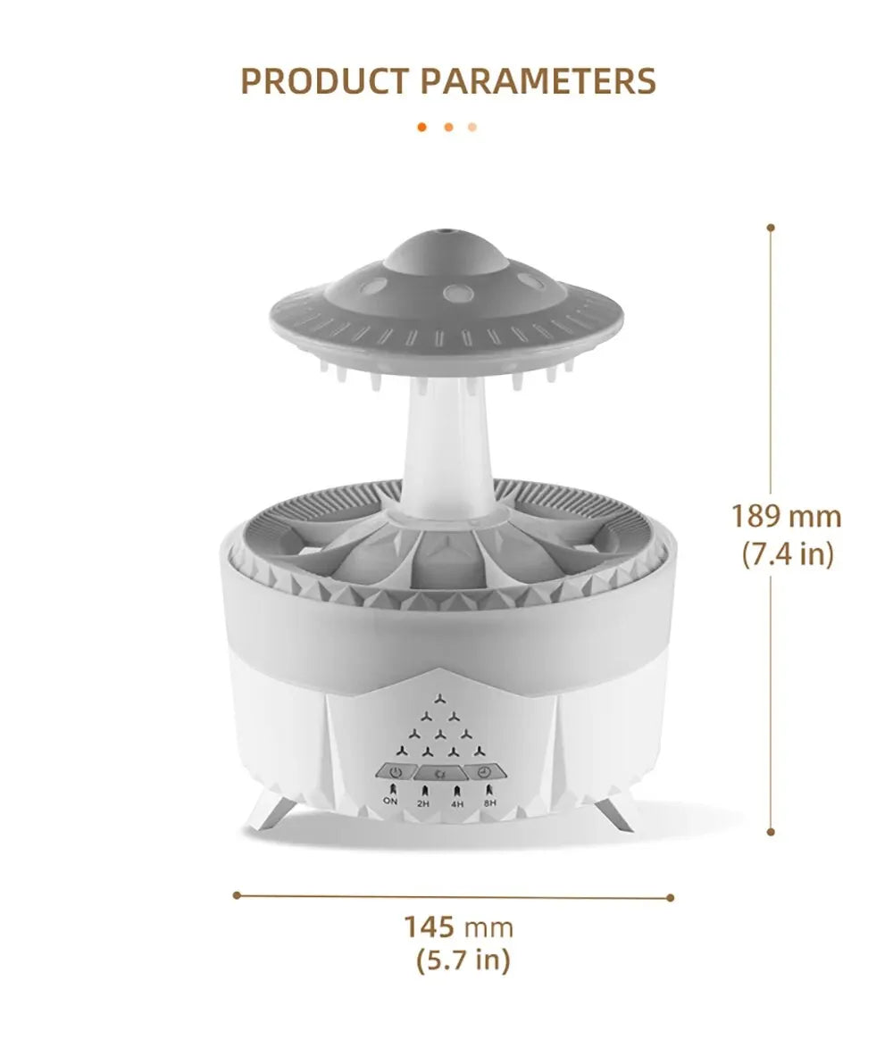 UFO Humidifier Aromatherapy Diffuser Lamp