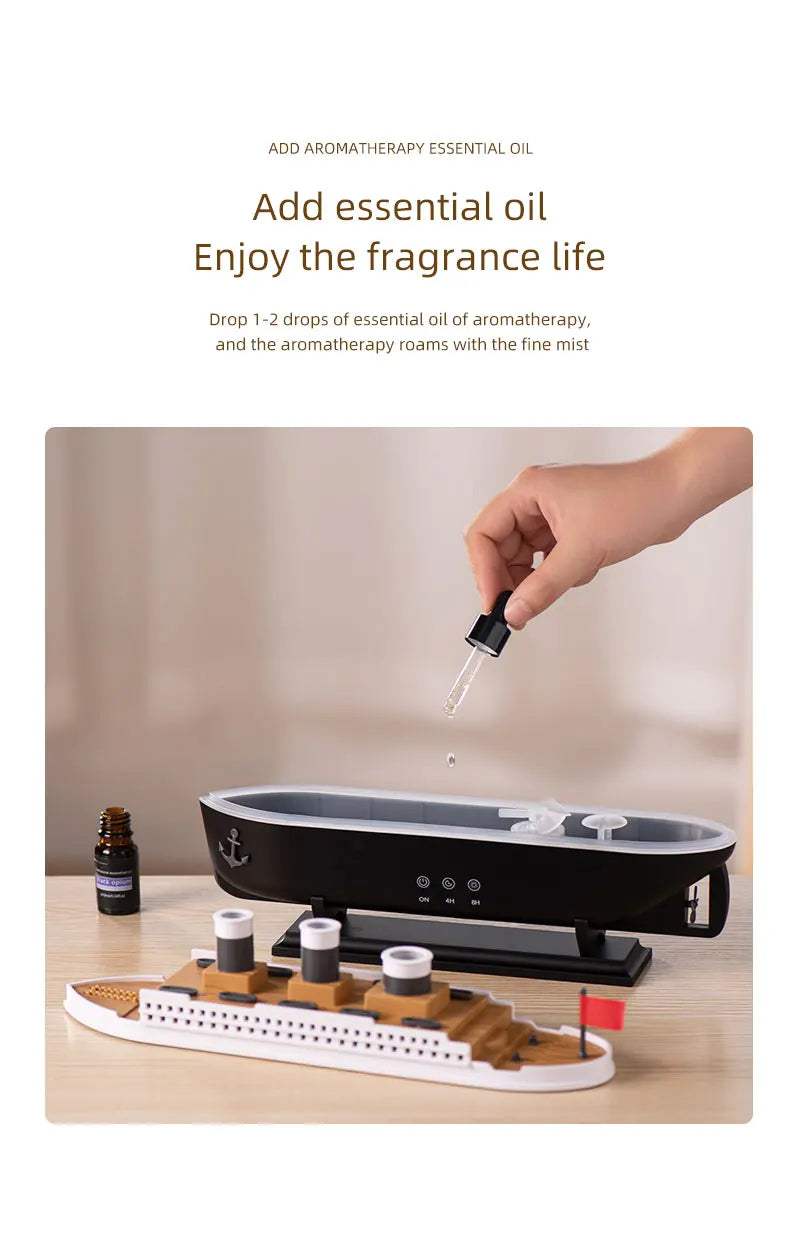 Titanic Ultrasonic Humidifier & Aroma Diffuser