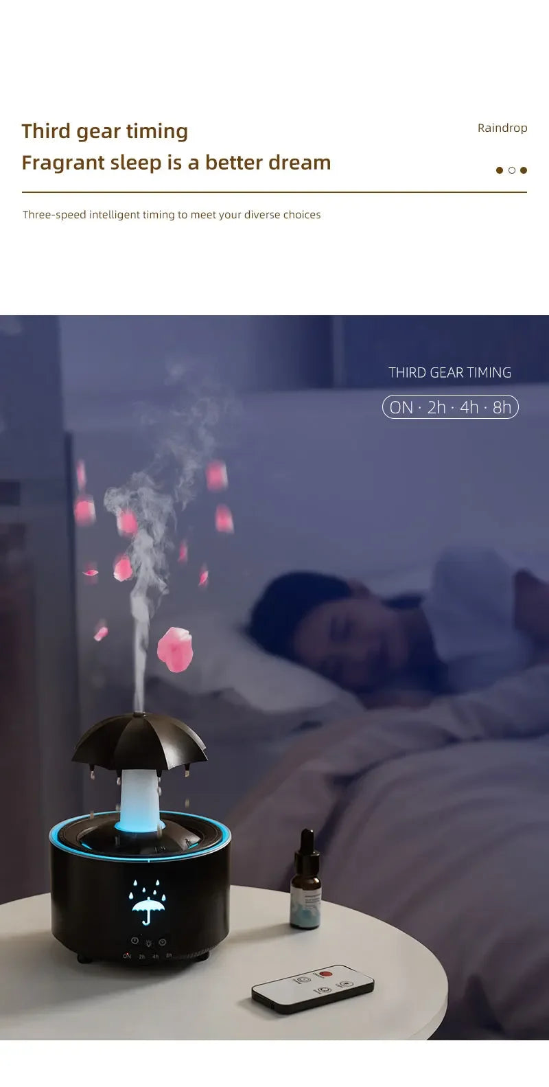 Umbrella Water Drop Air Humidifier