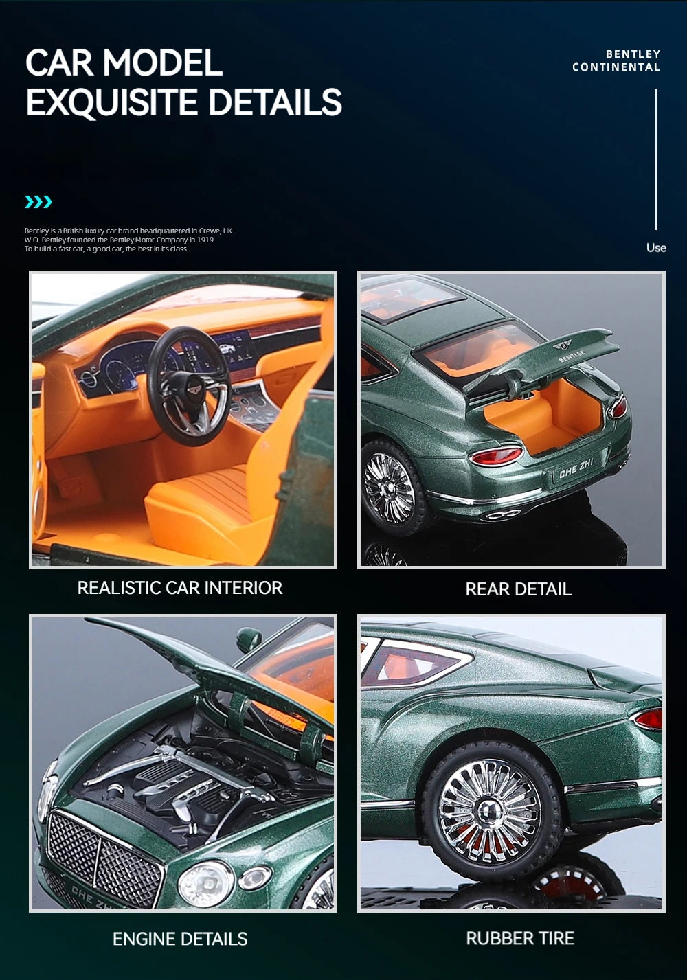 Continental GT 1:24 Premium Car Model