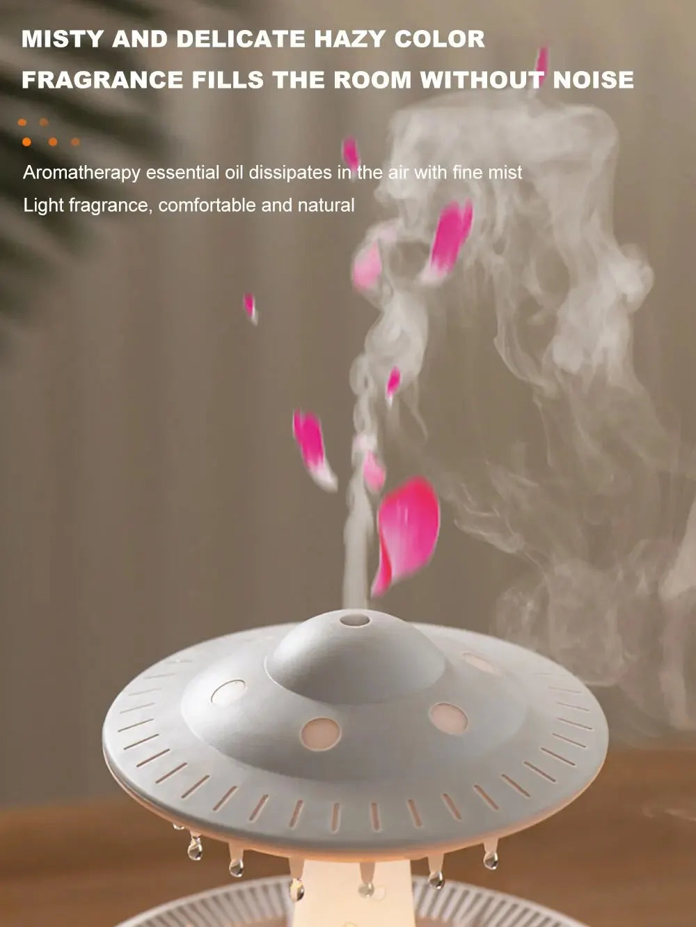 UFO Humidifier Aromatherapy Diffuser Lamp