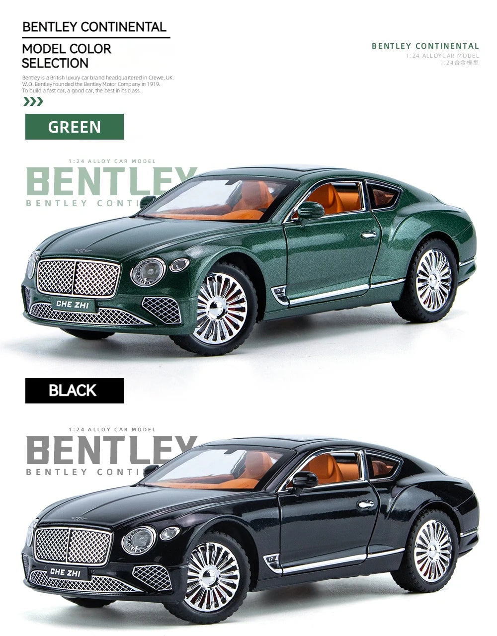 Continental GT 1:24 Premium Car Model