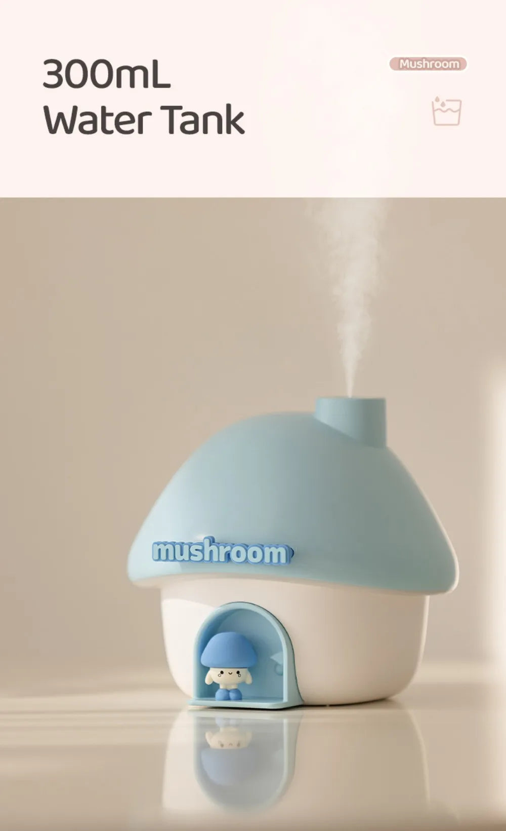 Mushroom Cute House Air Humidifier